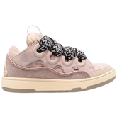 Lanvin Curb Sneakers / Trainers Pink / Beige / Cream / White / Black